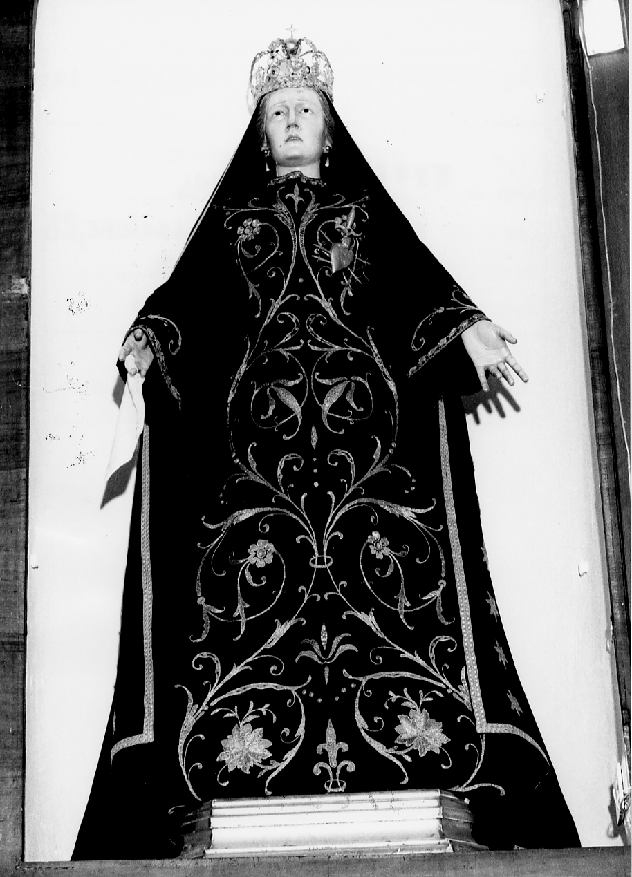 Madonna Addolorata (statua, opera isolata) - bottega Italia centrale (sec. XVIII)