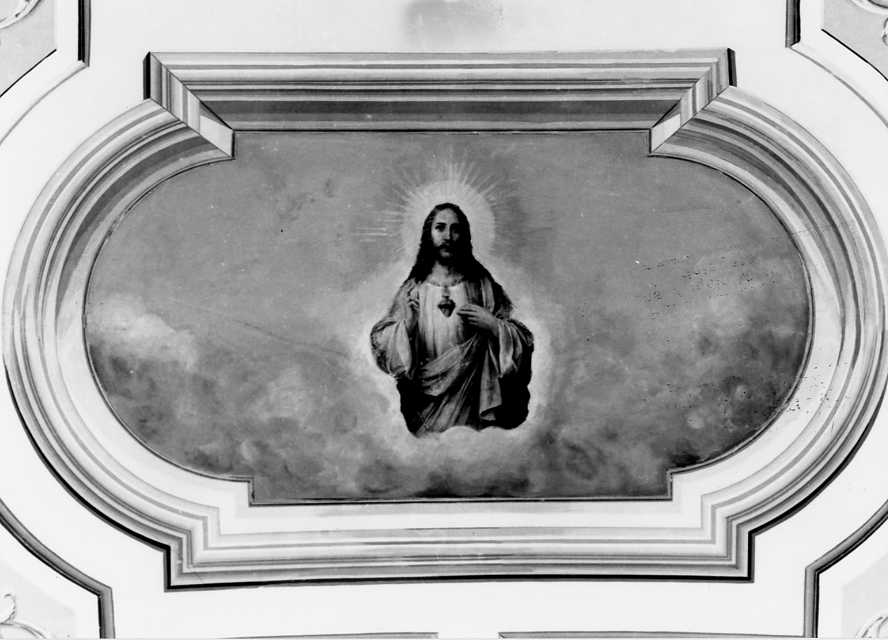 Sacro Cuore di Gesù (dipinto, complesso decorativo) - ambito Italia centrale (sec. XIX)