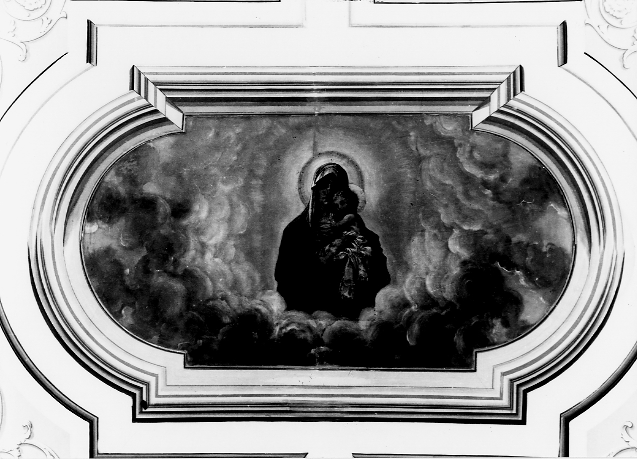 Madonna con Bambino (dipinto, complesso decorativo) - ambito Italia centrale (sec. XIX)