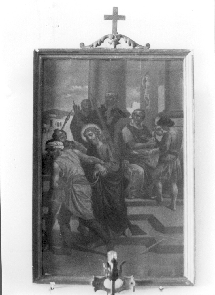 Gesù condannato a morte (dipinto) - ambito Italia centrale (seconda metà sec. XIX)