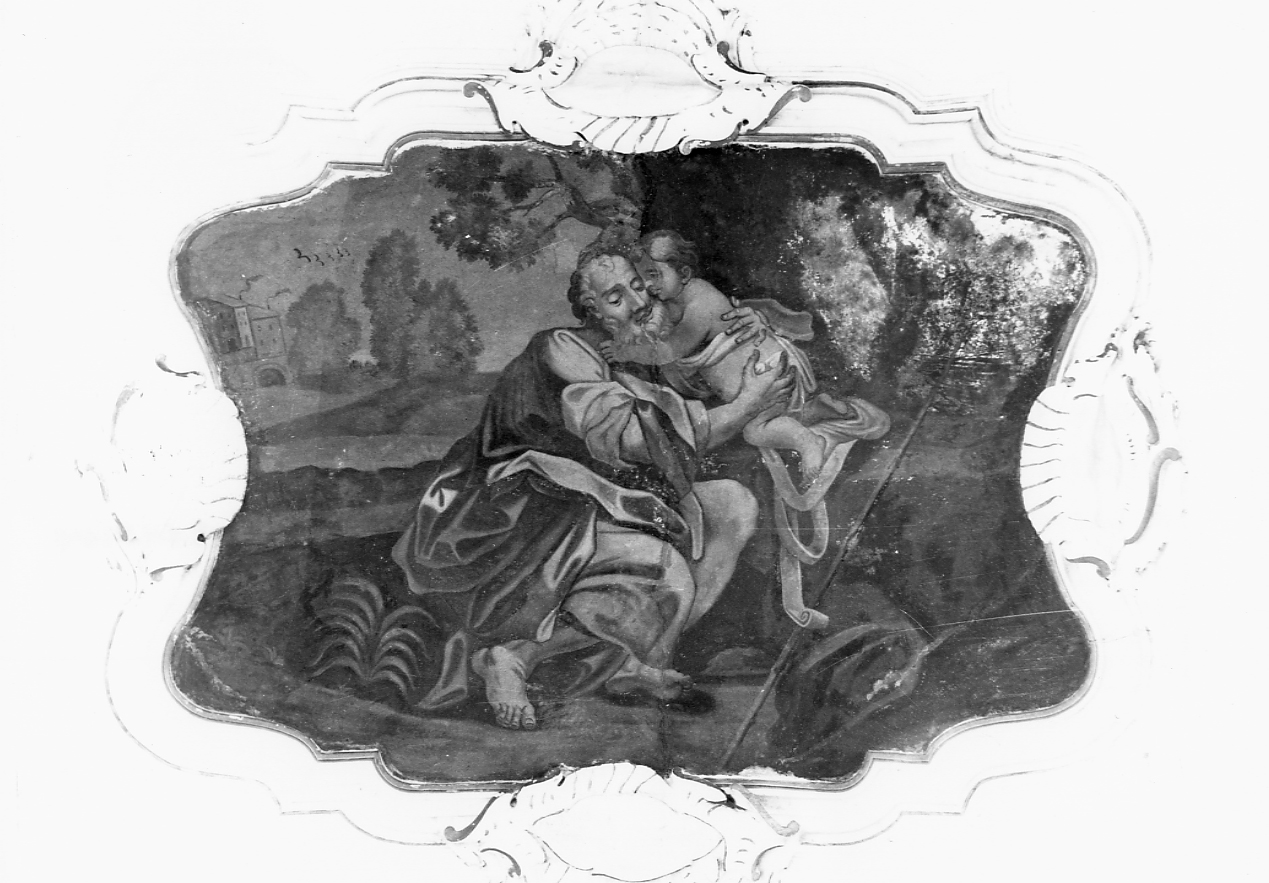 San Giuseppe e il Bambino (dipinto, opera isolata) - ambito abruzzese (sec. XVIII)