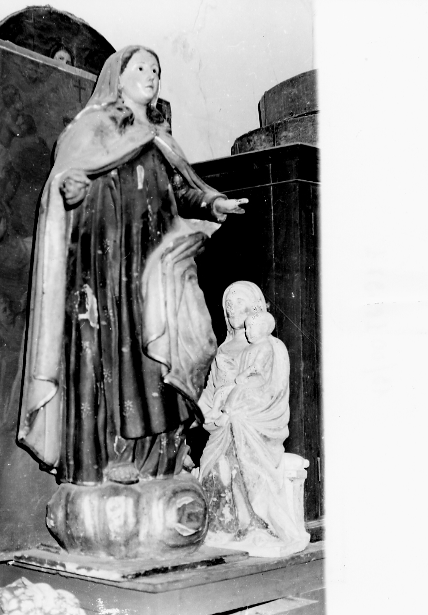 Madonna (statua, opera isolata) - ambito abruzzese (sec. XIX)