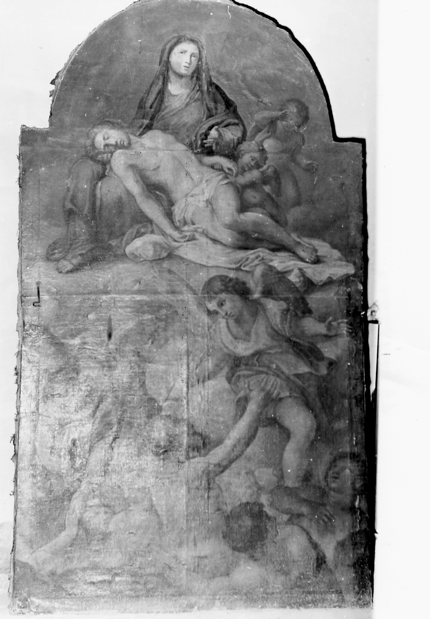 Anime Sante e Pietà (dipinto, opera isolata) - ambito abruzzese (sec. XIX)