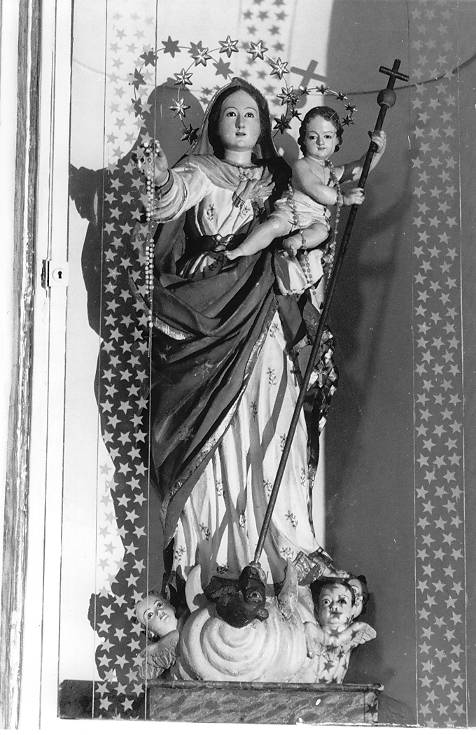 Madonna con Bmbino (statua, opera isolata) - ambito Italia centrale (secc. XIX/ XX)