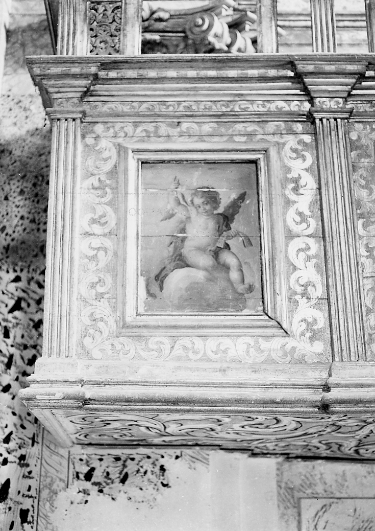 angelo musicante (dipinto, opera isolata) - ambito abruzzese (sec. XVIII)