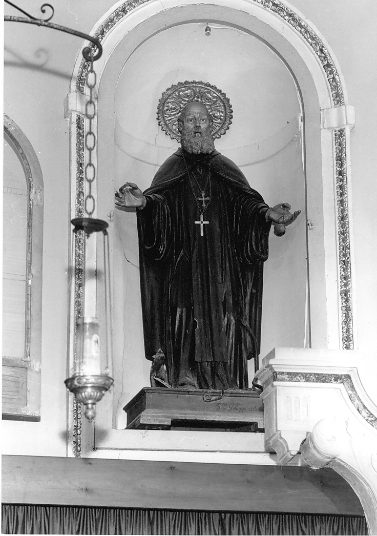 Sant'Antonio Abate (statua, opera isolata) - ambito Italia centrale (sec. XVIII)