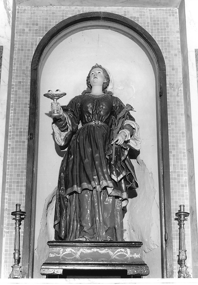 Santa Lucia (statua, opera isolata) - ambito Italia centrale (sec. XVIII)