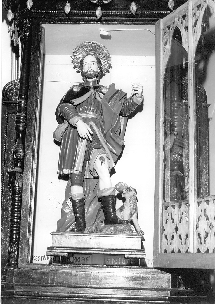 San Rocco (statua, opera isolata) - ambito Italia centrale (sec. XIX)