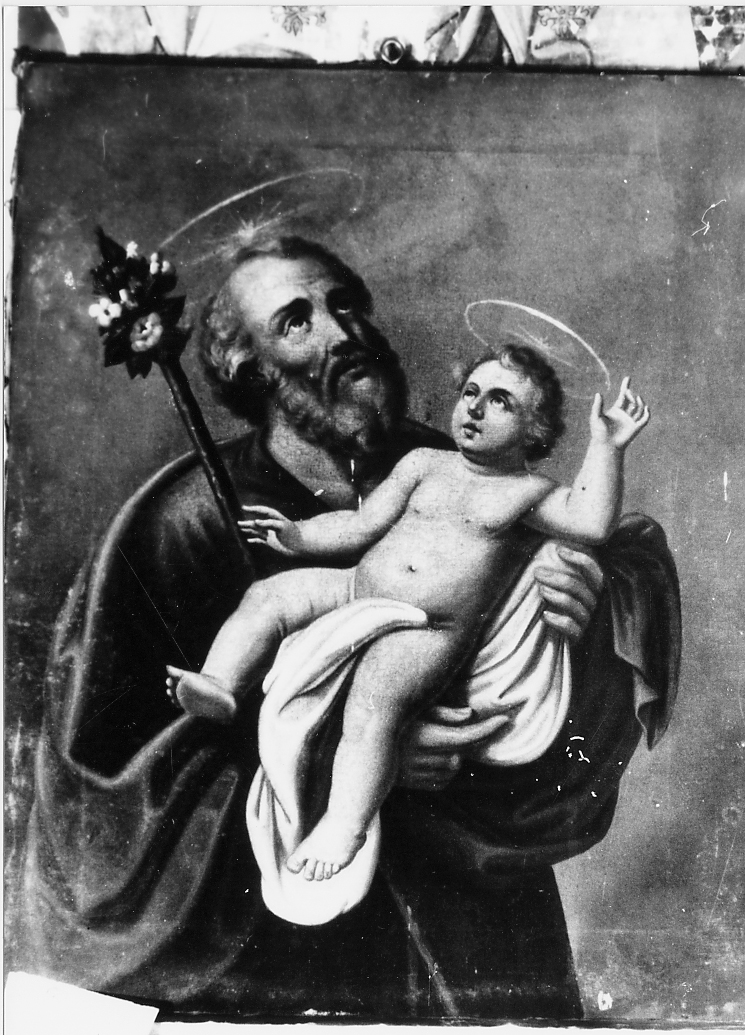 San Giuseppe e Gesù Bambino (dipinto) - ambito abruzzese (seconda metà sec. XIX)