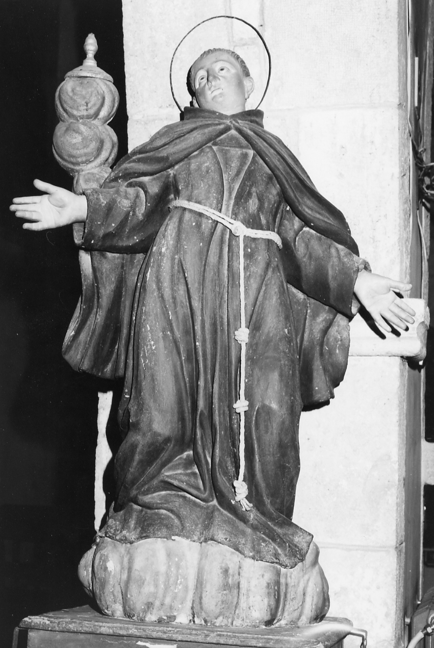 San Pasquale (statua processionale, opera isolata) - ambito napoletano (sec. XIX)