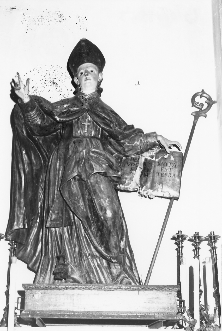 Sant'Emidio (statua processionale, opera isolata) - ambito napoletano (sec. XVIII)