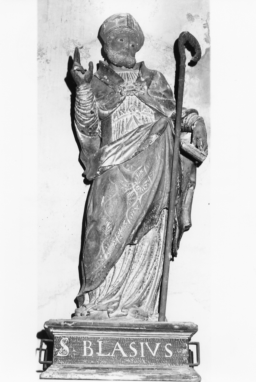 San Biagio (statua processionale) - ambito Italia centro-meridionale (sec. XVII)