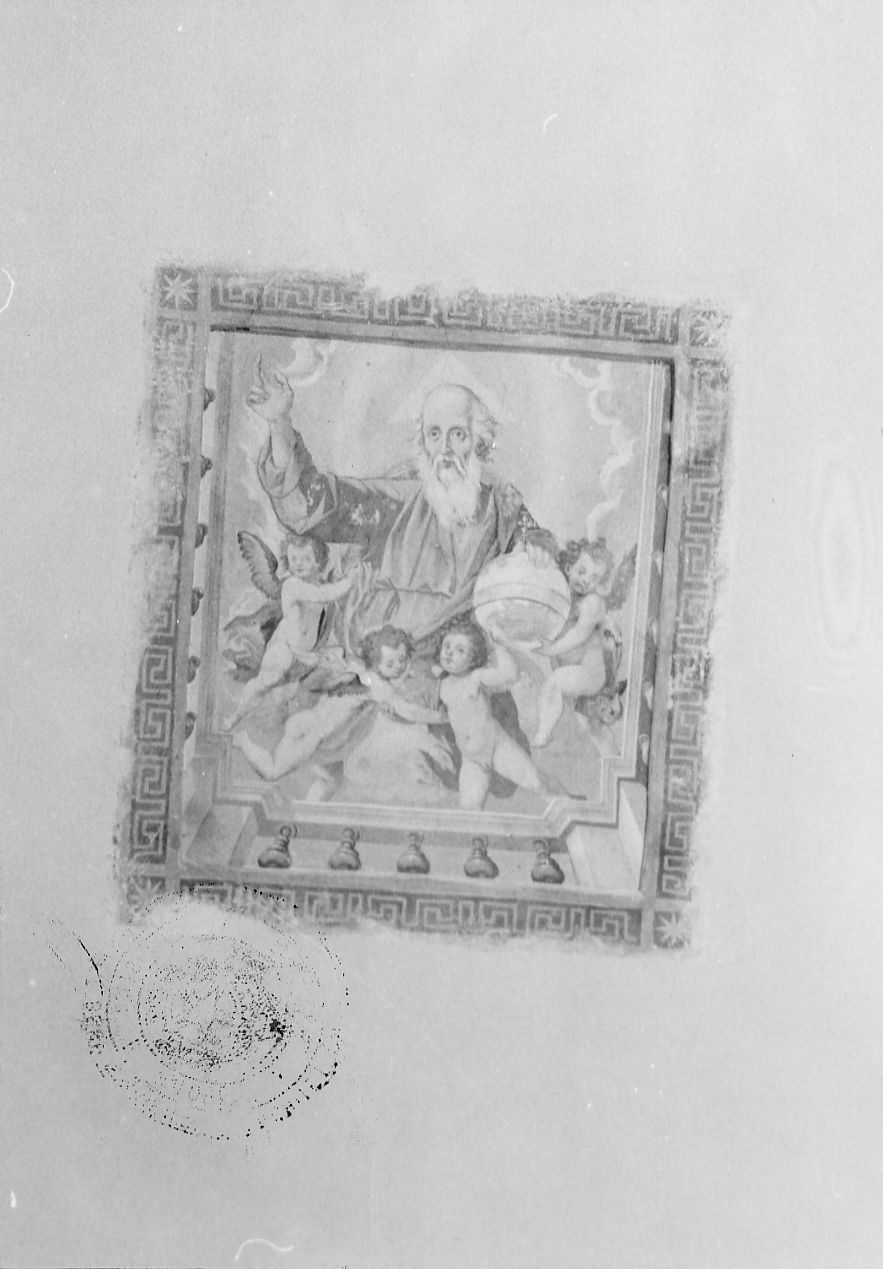 Dio Padre benedicente (dipinto, opera isolata) - ambito abruzzese (fine/inizio secc. XVI/ XVII)