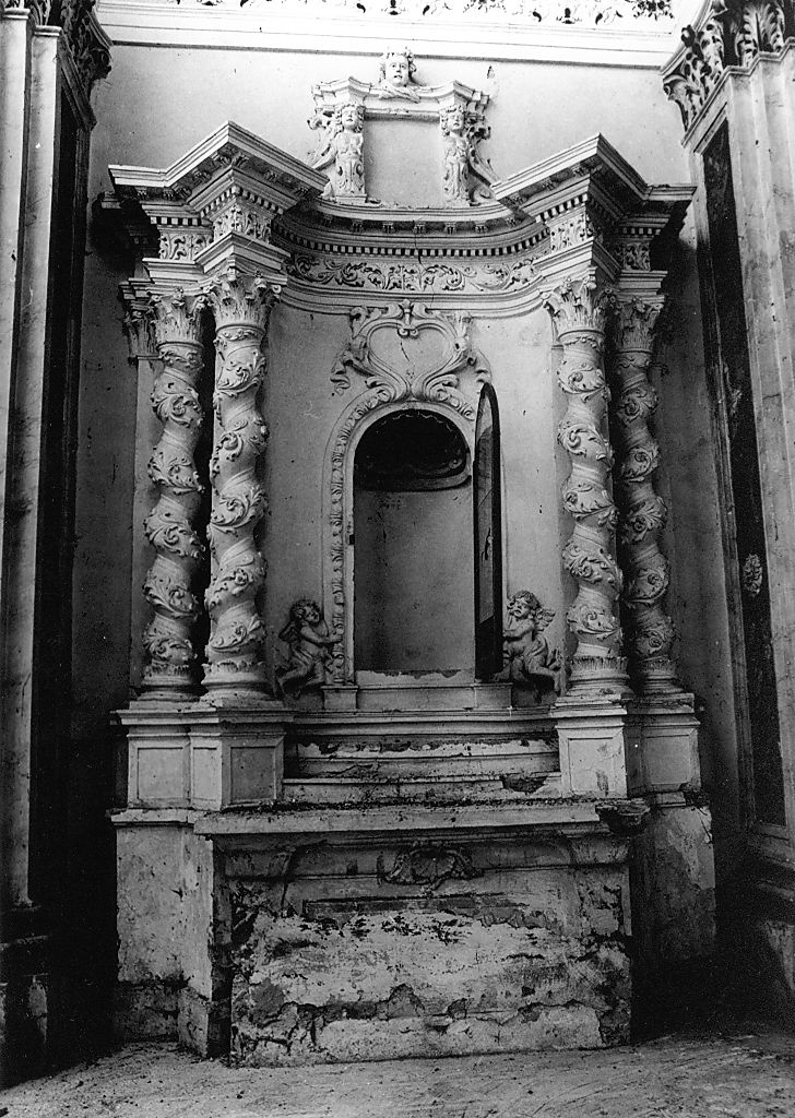 altare - ambito Italia centrale (fine/inizio secc. XVII/ XVIII)