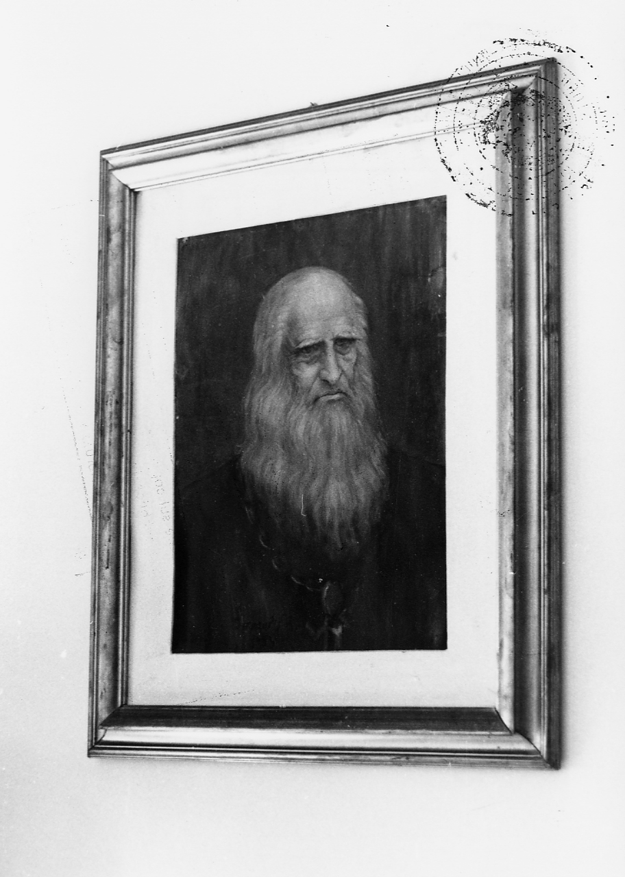 ritratto di Leonardi da Vinci (dipinto) di Serrano Francesco Paolo (sec. XX)