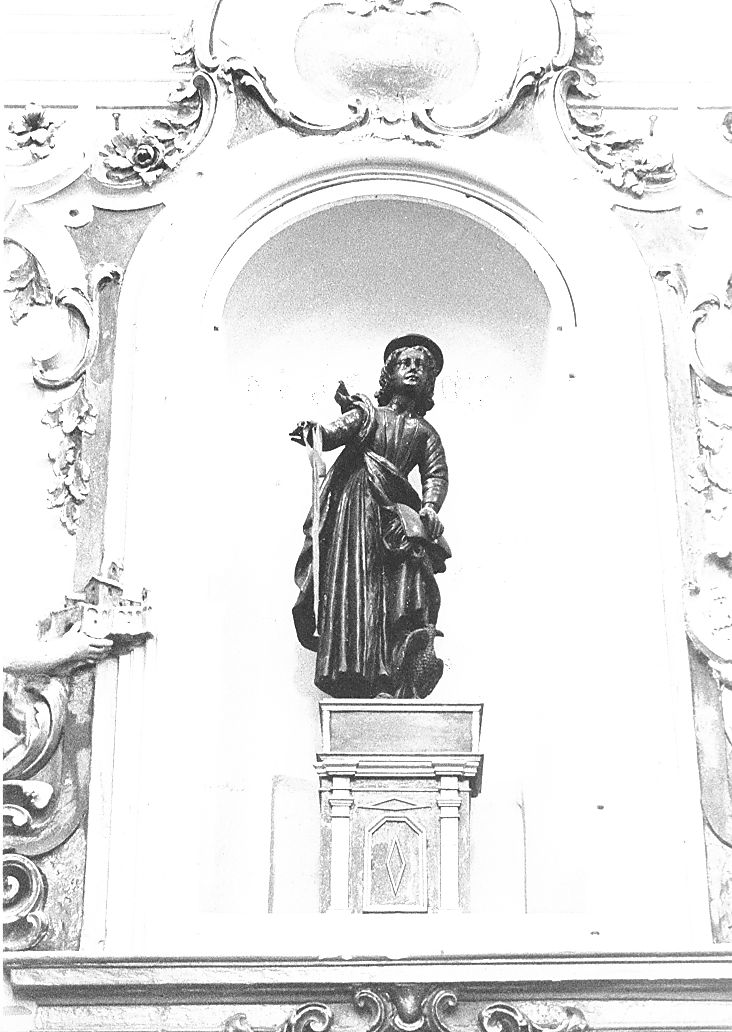 Santa (statua) - ambito abruzzese (seconda metà sec. XVII)