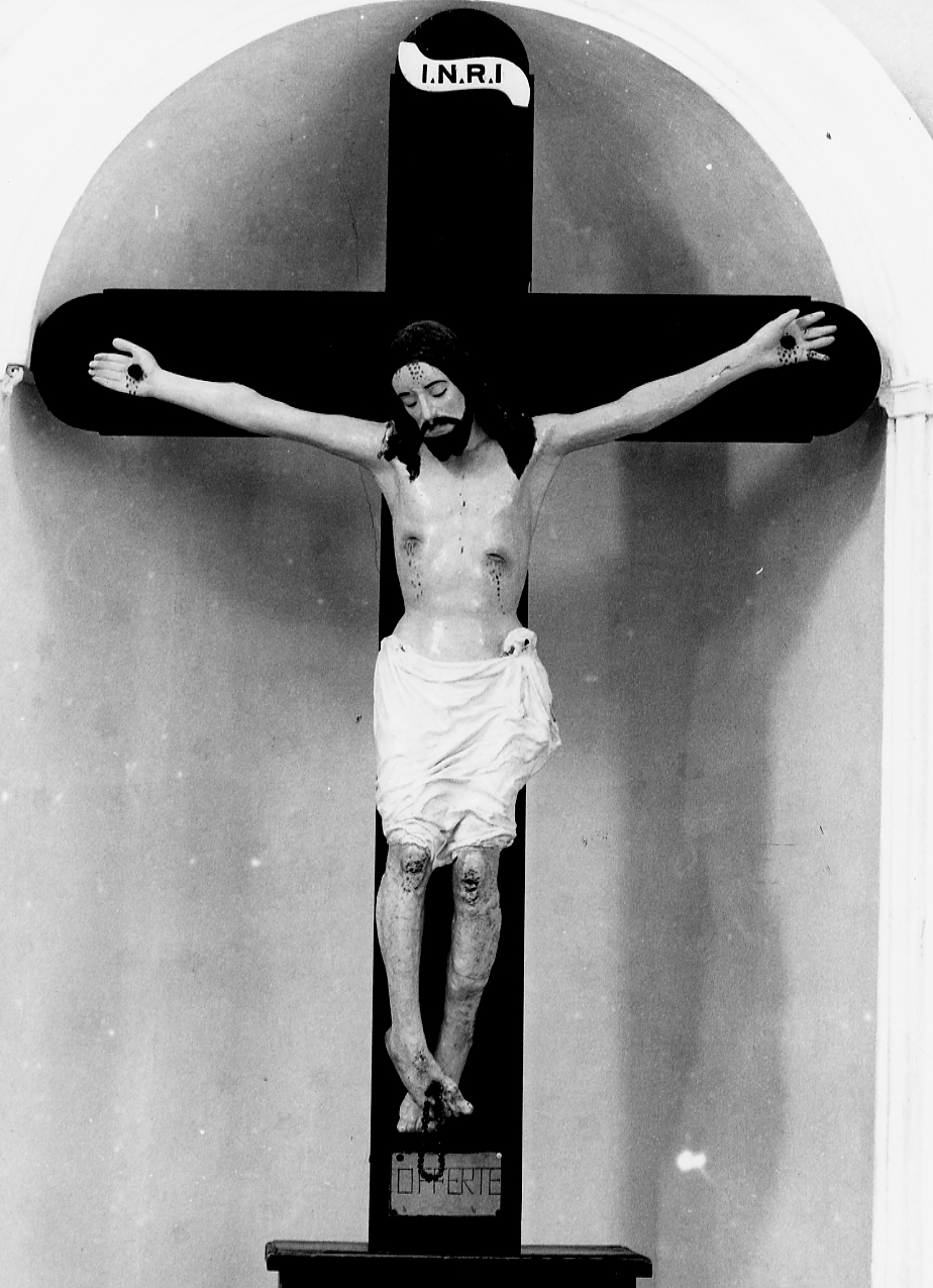 Cristo crocifisso (statua, opera isolata) - ambito Italia centrale (seconda metà sec. XVI)