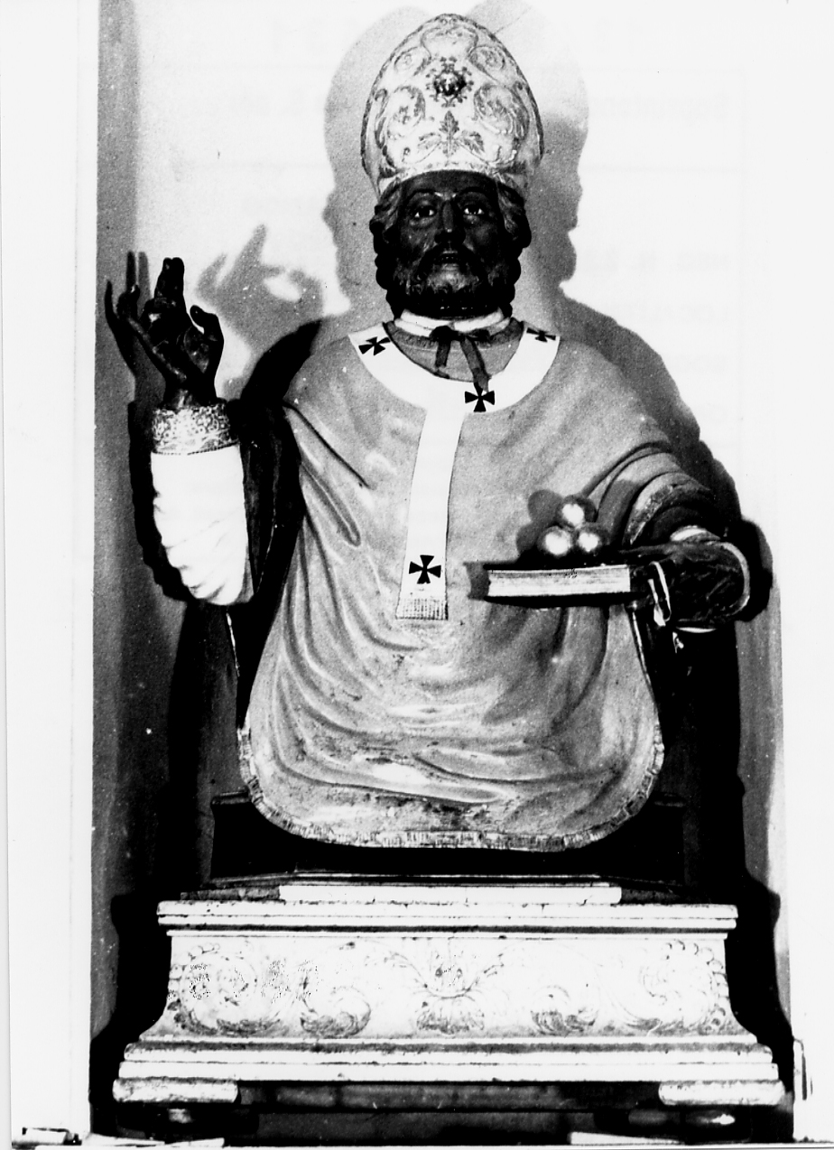 San Nicola di Bari (statua, opera isolata) - ambito napoletano (seconda metà sec. XVIII)