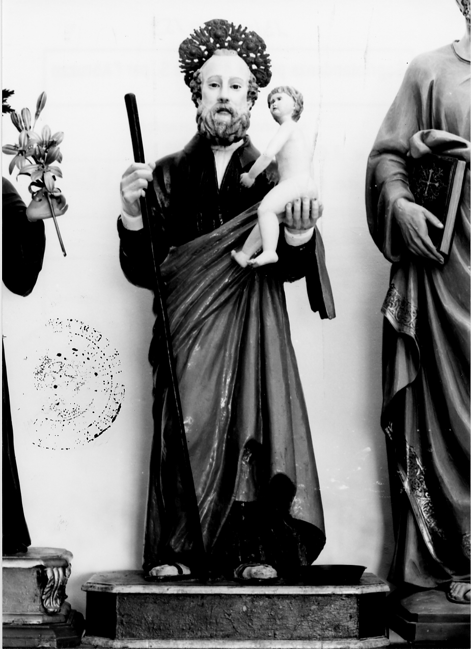 San Giuseppe con Bambino (statua, opera isolata) - ambito abruzzese (sec. XVIII)