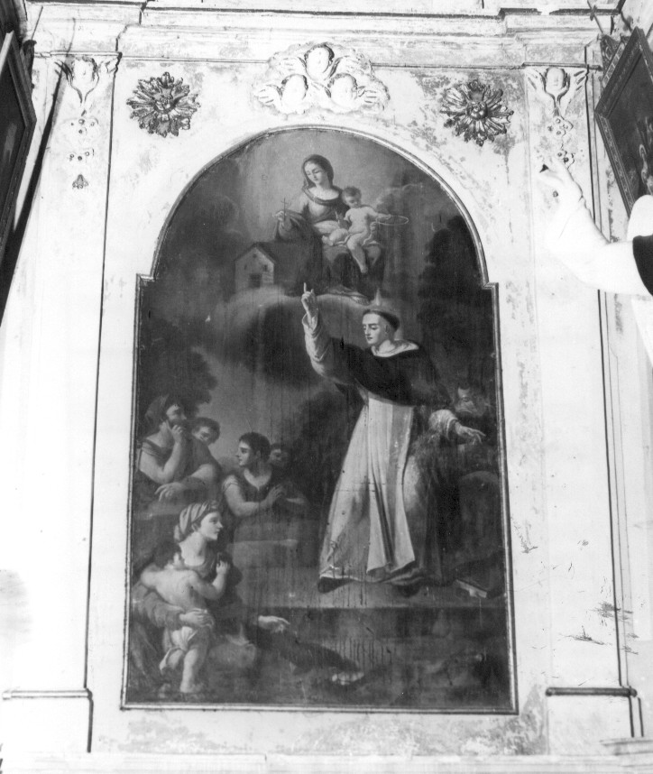 Madonna di Loreto e San Vincenzo Ferreri (dipinto, opera isolata) - ambito Italia centrale (sec. XVII)