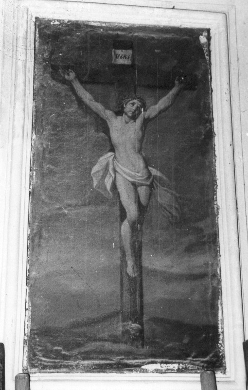 Cristo crocifisso (dipinto, opera isolata) - ambito Italia centrale (sec. XIX)