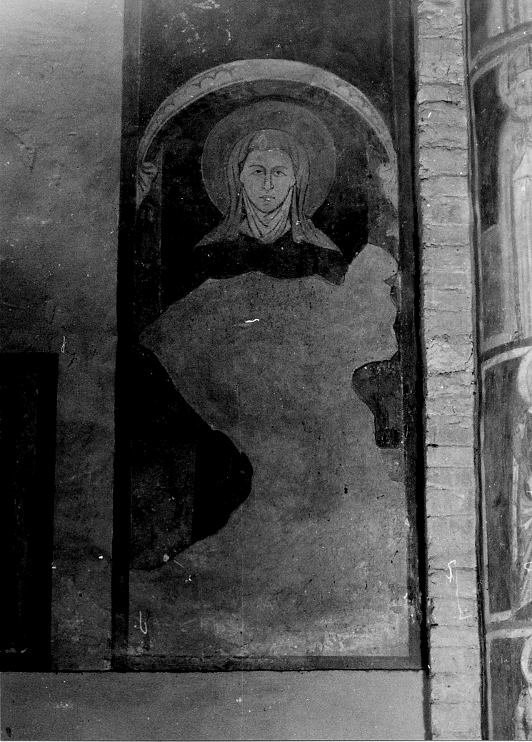 Santa monaca (dipinto, opera isolata) - ambito abruzzese (fine sec. XIV)