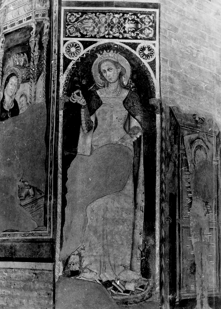 Santa Caterina d'Alessandria (dipinto, opera isolata) - ambito abruzzese (metà sec. XV)