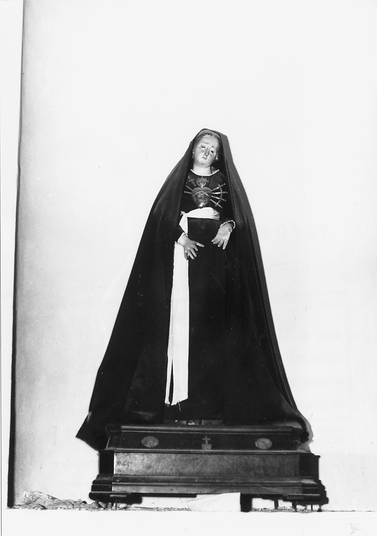 Madonna Addolorata (statua, opera isolata) - ambito abruzzese (sec. XIX)