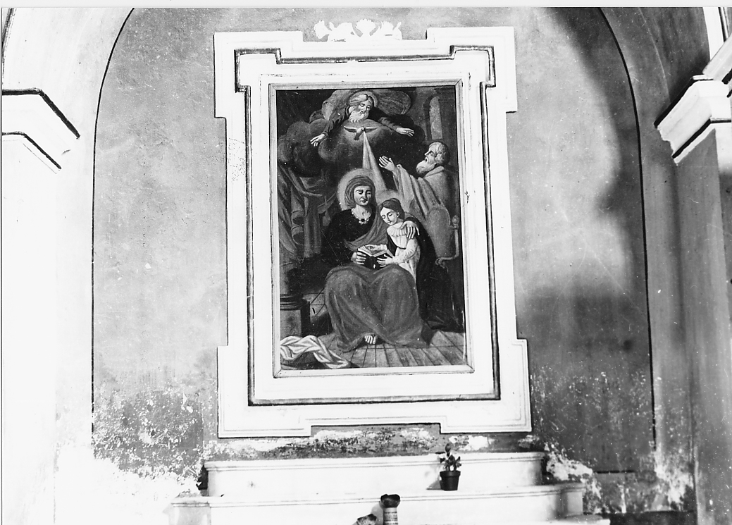Maria Vergine bambina con Sant'Anna e San Gioacchino (dipinto, opera isolata) - ambito abruzzese (sec. XIX)