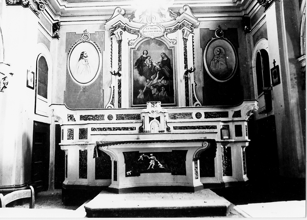 altare maggiore, opera isolata - ambito abruzzese (sec. XIX)