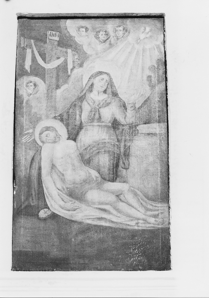 pietà (dipinto, opera isolata) - ambito abruzzese (sec. XIX)