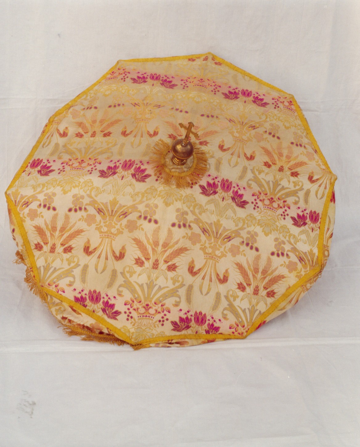 ombrellino processionale - manifattura abruzzese (fine sec. XIX)