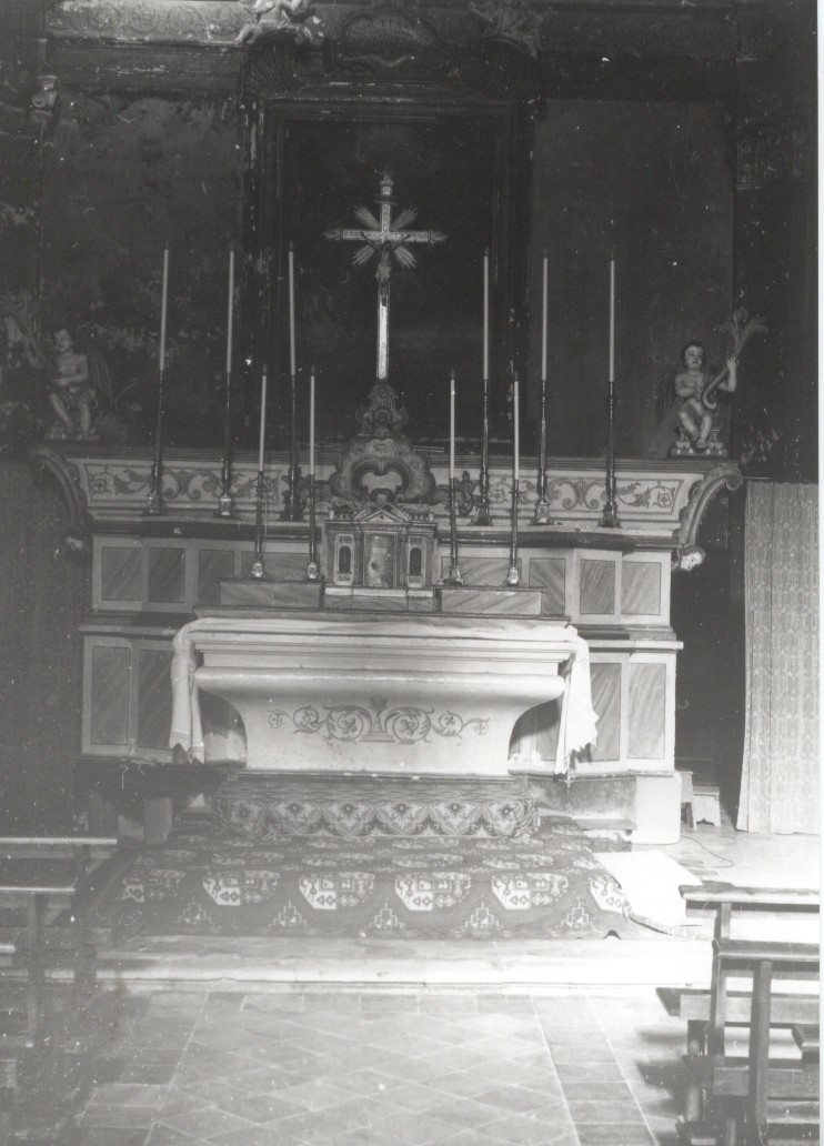 altare maggiore, opera isolata - ambito abruzzese (seconda metà sec. XVIII)