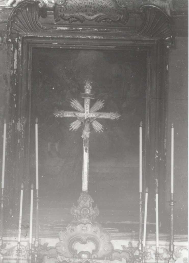 croce d'altare, opera isolata - ambito abruzzese (seconda metà sec. XVIII)