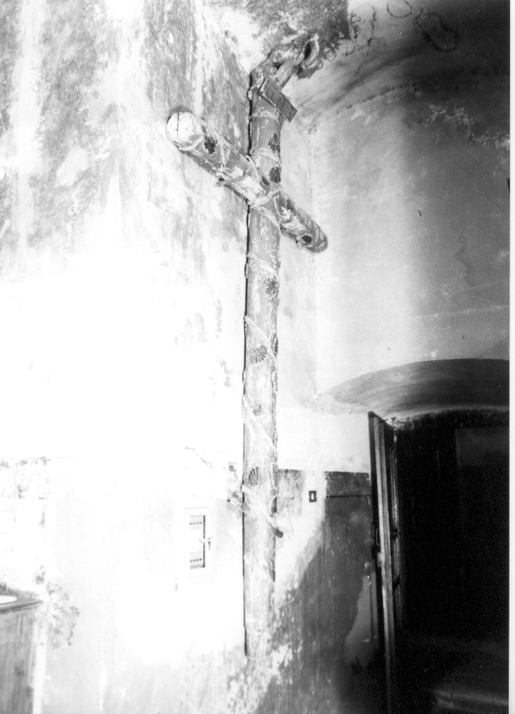 croce processionale, opera isolata - ambito abruzzese (sec. XIX)