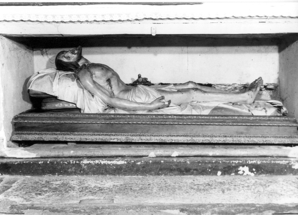 Cristo morto (statua, opera isolata) - ambito abruzzese (sec. XIX)