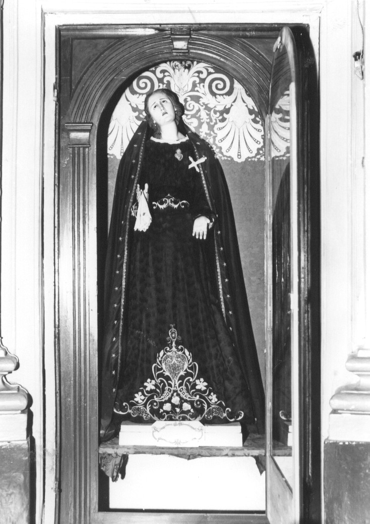 Madonna Addolorata (statua, opera isolata) - ambito abruzzese (secc. XIX/ XX)