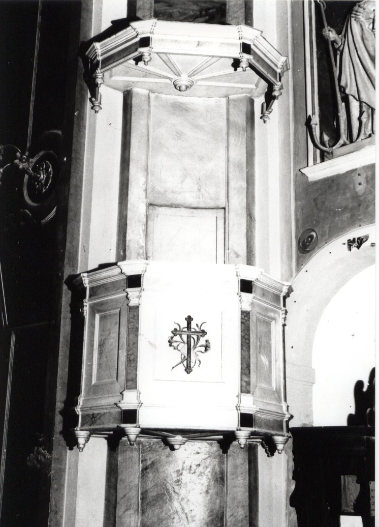 pulpito, opera isolata - produzione abruzzese (ultimo quarto sec. XIX)