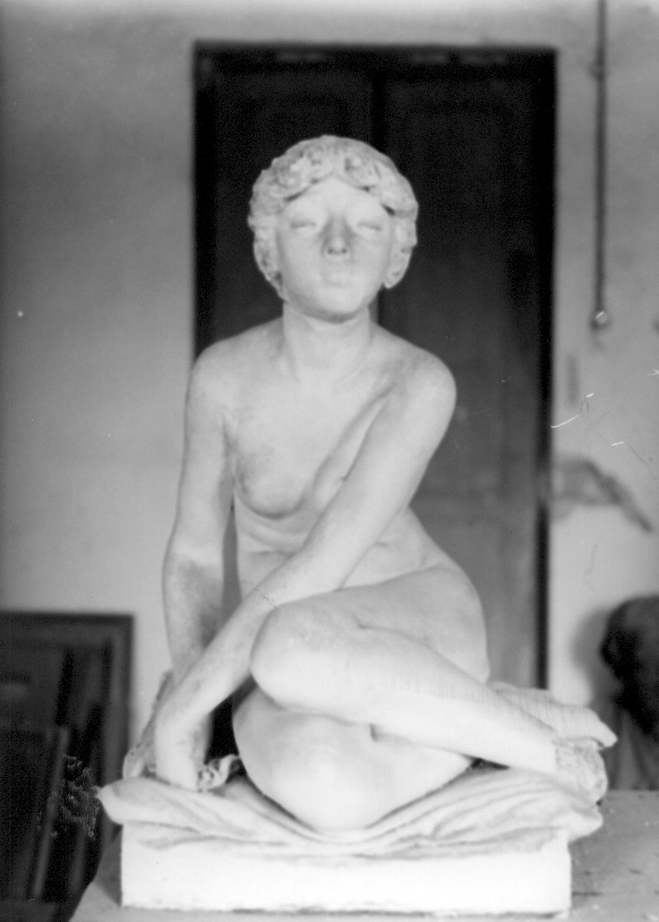 Giovinetta nuda, nudo di donna (statua, opera isolata) di Pagliaccetti Raffaello (attribuito) (seconda metà sec. XIX)