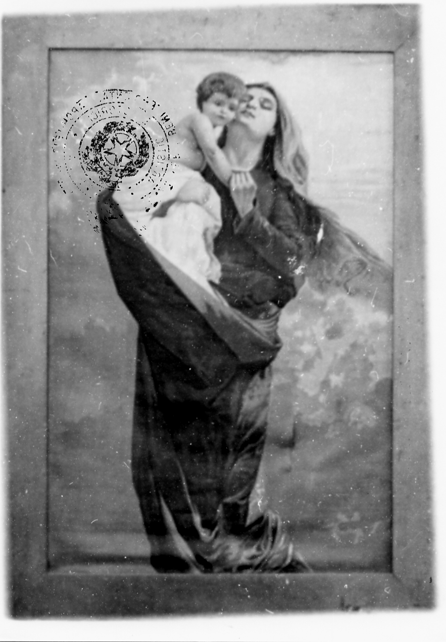Madonna con Bambino (dipinto, opera isolata) - ambito Italia centrale (fine/inizio secc. XIX/ XX)