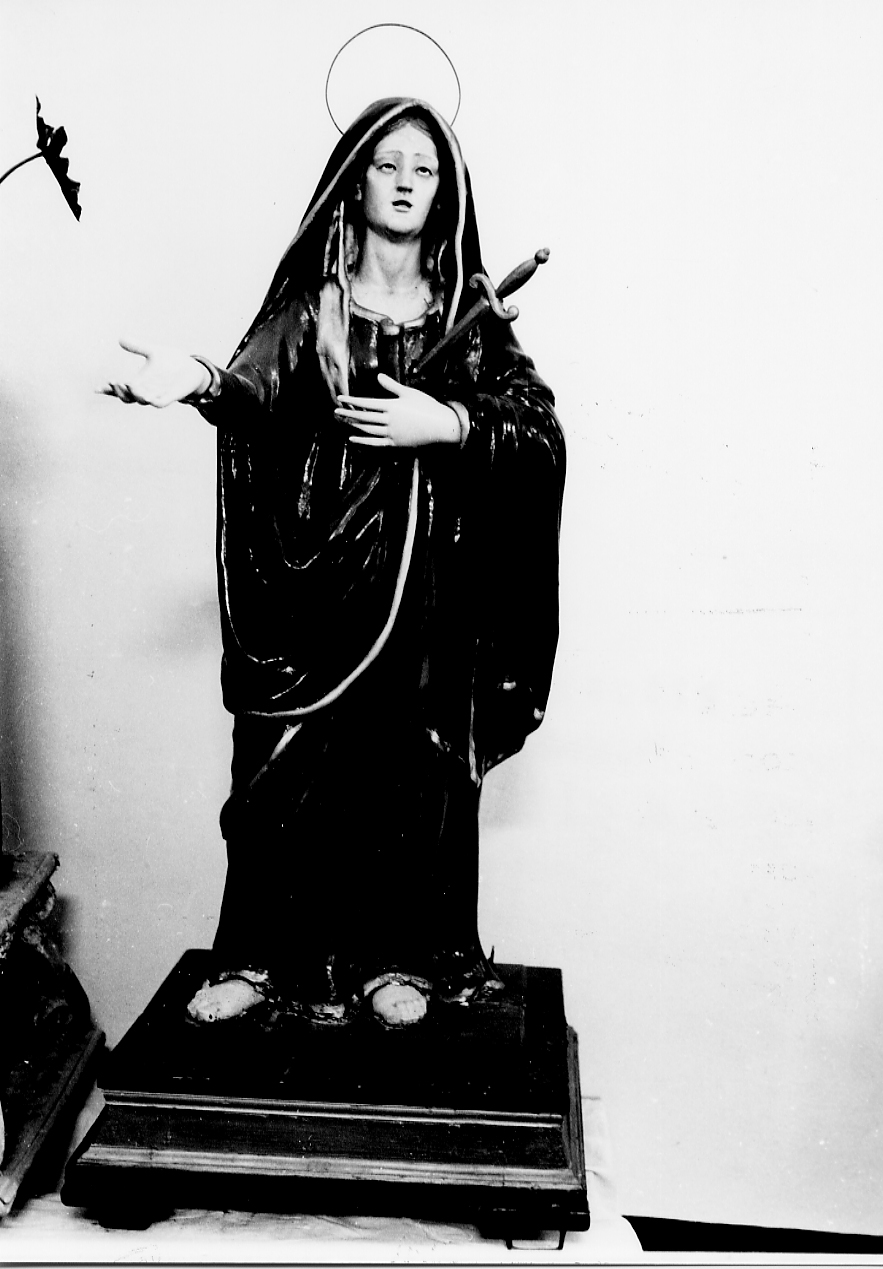 Madonna Addolorata (statua, opera isolata) - ambito Italia centrale (sec. XIX)
