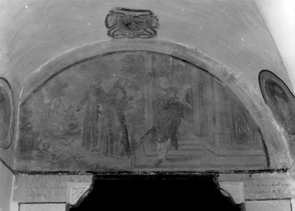 Episodio della vita di Sant'Antonio da Padova (dipinto) - ambito Italia centrale (sec. XVII)