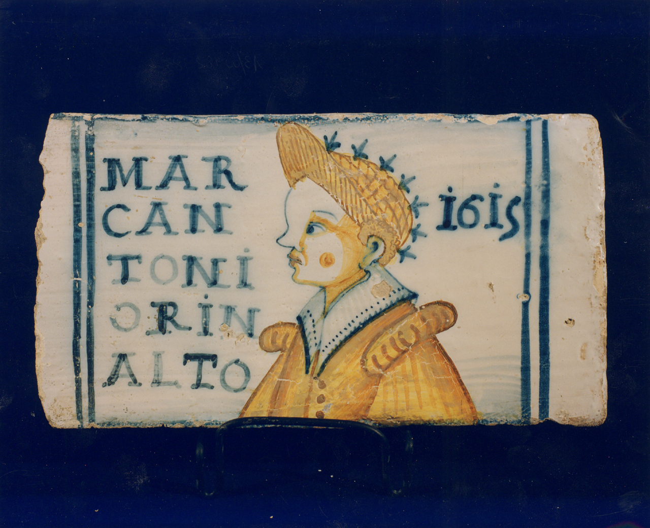 mattonella - manifattura di Castelli (sec. XVII)