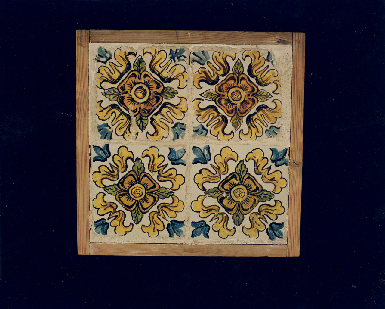 piastrella, serie - manifattura di Castelli (sec. XVII)
