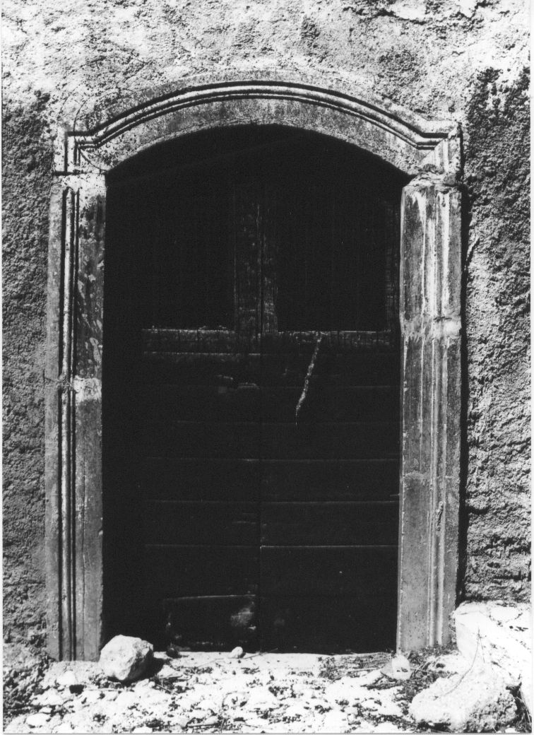 portale, elemento d'insieme - bottega abruzzese (sec. XVIII)