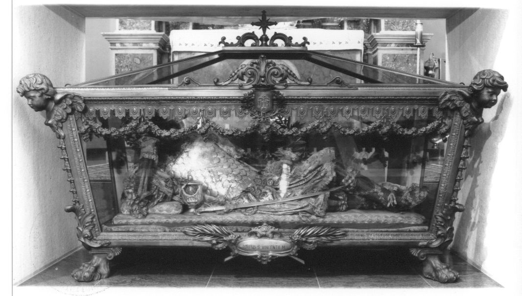 San Vincenzo martire (repositorio, elemento d'insieme) - bottega Italia centrale (sec. XVIII)