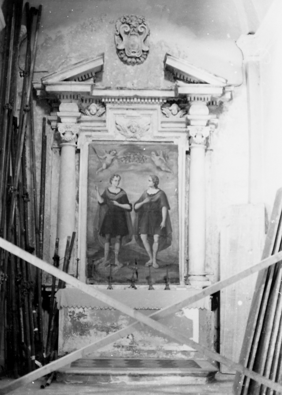 mostra d'altare, opera isolata - bottega abruzzese (sec. XIX)