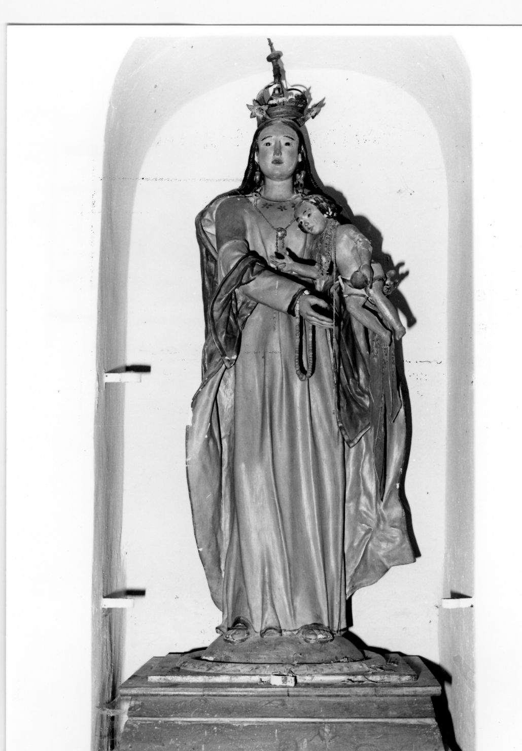 Madonna con Bambino (statua) - ambito Italia centrale (sec. XVIII)