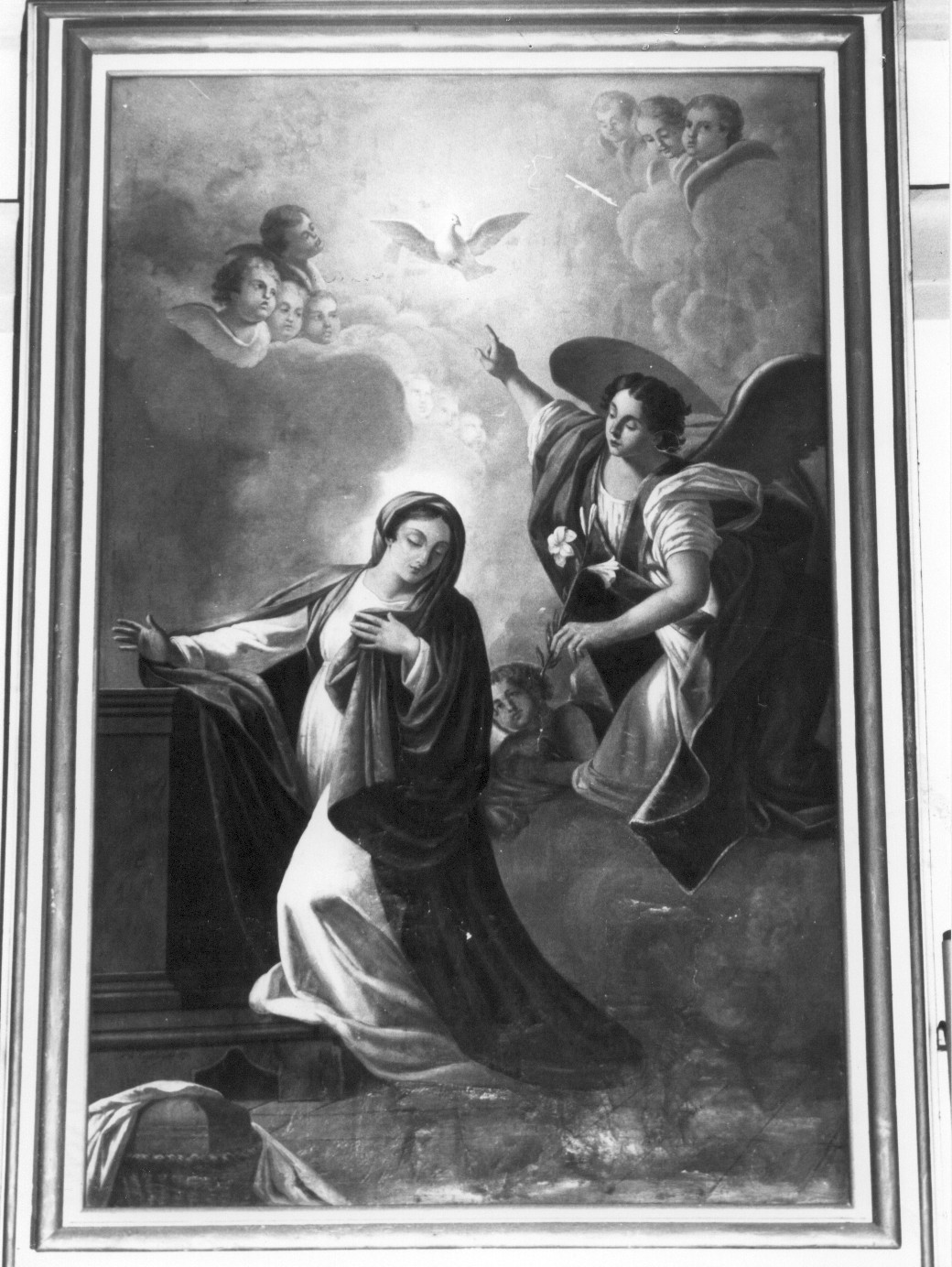 Annunciazione (dipinto) di Corsibona Nicola (sec. XIX)