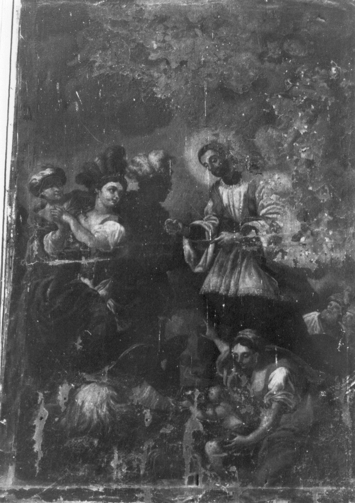 episodio della vita di San Francesco Saverio (dipinto, opera isolata) - ambito abruzzese (sec. XVIII)